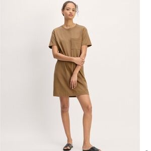 VGUC Everlane Cotton Weekend tee dress in blush, size small